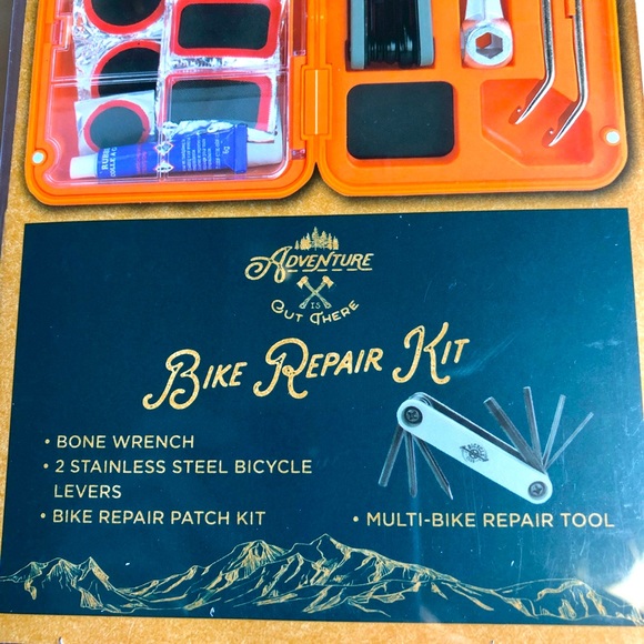 NEW BICYCLE CLUB Bike Repair Kit with Orange Case - Picture 3 of 16